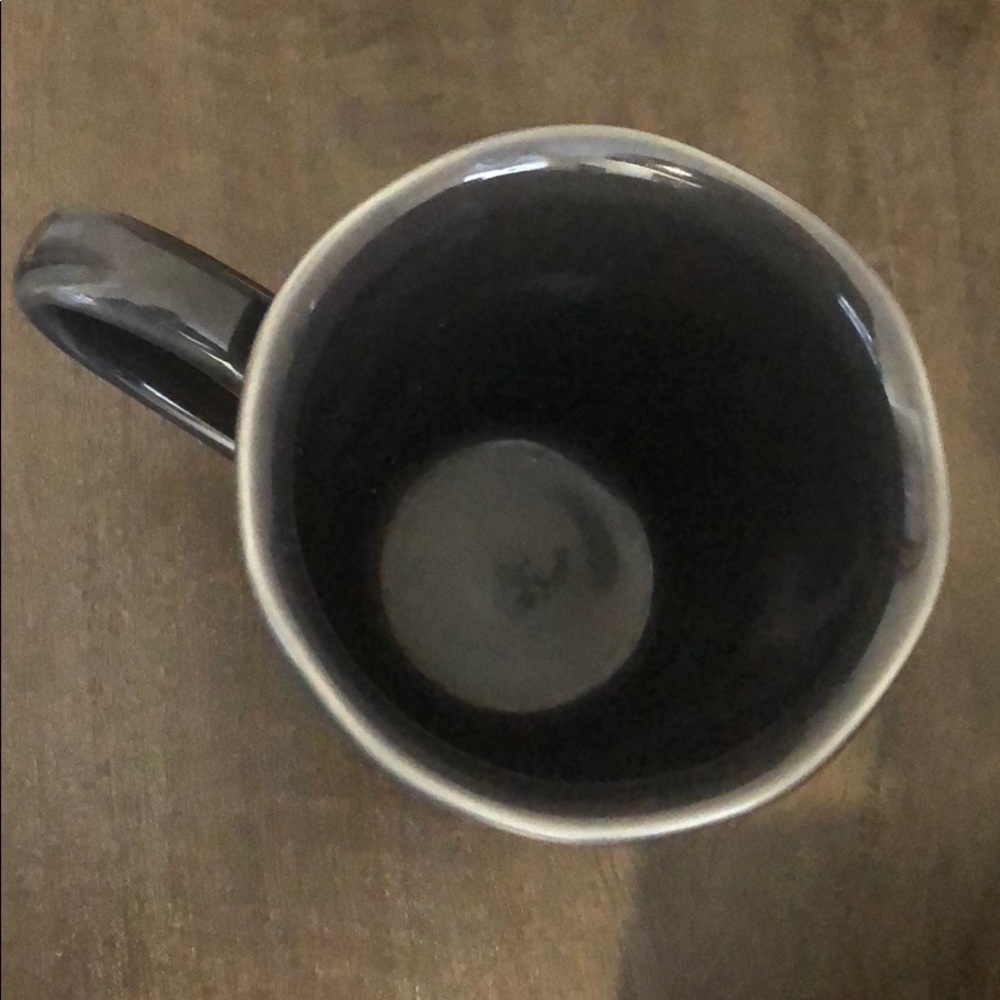Set of two Crate&Barrel charcoal gray coffee mugs - Picture 5 of 6